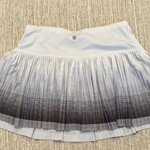 Lucky in Love Women's Skirt in Black and Gray